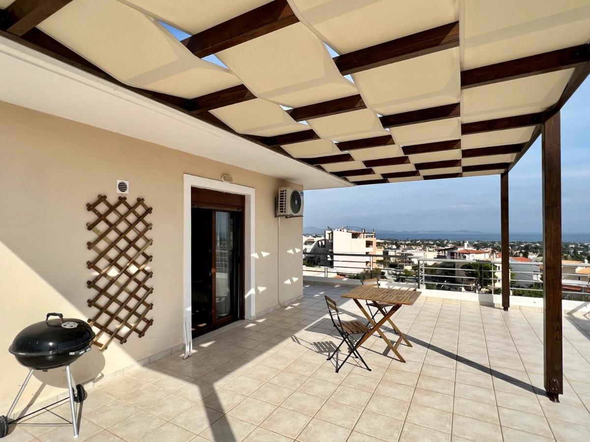 Sunrise Studio With Unhindered View To The Sea. Néa Mákri Exterior foto
